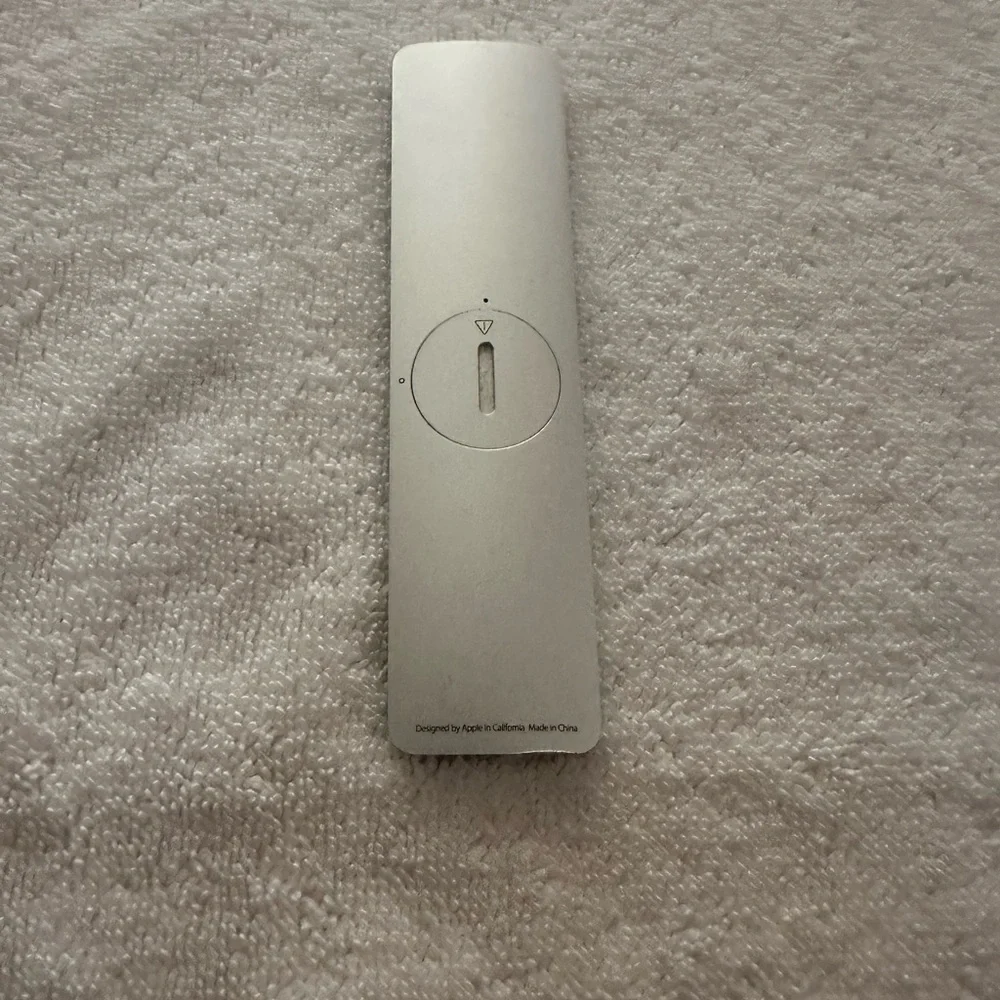 Apple TV with Silver Remote